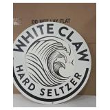 White Claw Hard Seltzer Wood Sign NIB 20x20