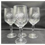 Aperol Spritz Wine Glasses Set of Four