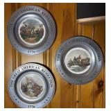 Great American Revolution Plates Trio A