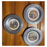 Great American Revolution Plates Trio B
