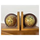 Globe Bookends Pair