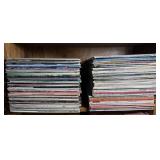 Shelf Of Vinyl Records