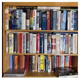 Books on Top Three Shelves