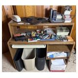 Computer Desk with Supplies
