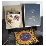 Royal Worcester Egg Coddler Jar in Box