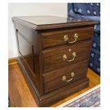 Harden Three-Drawer Wood File Cabinet