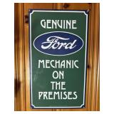 Ford Mechanic Metal Sign