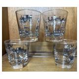 Libbey Curio Carriage Whiskey Glass Tumblers
