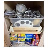 Baking Tools, Zip Lock Bags Cabinet Lot