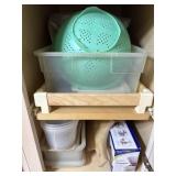 Food Storage Cabinet w/ Tupperware