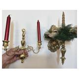 Wall Candle Sconces Duo