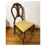 Ornate Wood Side Chair