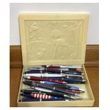 Celluloid Twinkies Bambi Box w/ Pens