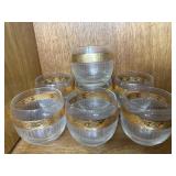 Culver Tyrol Roly Poly 22K Gold Rim Glasses