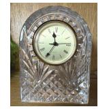 Waterford Crystal Dome Desktop Quartz Clock