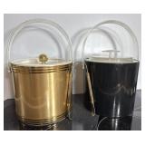 Georges Briard Ice Buckets Duo w/ Tongs