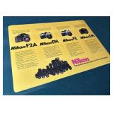 Nikon 1979 Promo Mat Camera Advertising