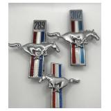 Ford Mustang Running Pony Metal Emblems