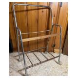 Vintage Metal Rolling Rack