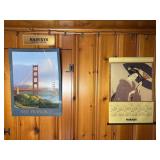 Japan Calendar, San Fran Poster, Harvey Label