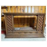 Wood TV Console Cabinet Frame