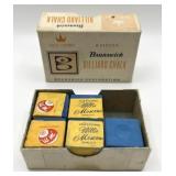 Vintage Brunswick Gold Crown Billiard Chalk