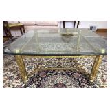 Brass & Glass Coffee Table
