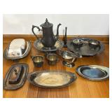 Antique Silverplate Serving Ware Lot