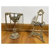 Brass Display Stands Duo