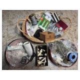 Closet Finds Assortment w/ Wicker Basket