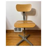 Vintage Industrial Desk Chair Mid Century Modern