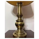 Stiffel Brass Table Lamp with Shade