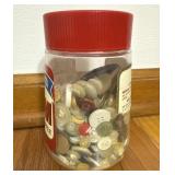 Jar of Vintage Buttons