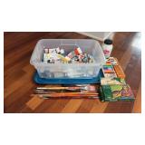 Acrylic Paints, Brushes & More