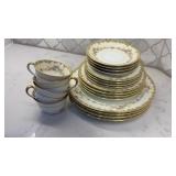 Noritake Japan China Bolero Pattern 20 pcs
