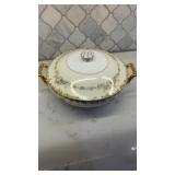 Noritake China Covered Vegetable Bowl