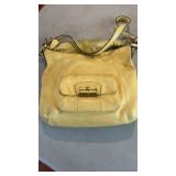 Vintage coach, Kristen hobo bag, yellow leather