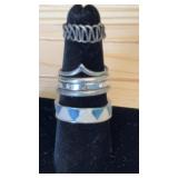 Stack Rings & More. Stack rings are size.7