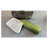 Clutch style handbags