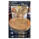 Gold Colored Chargers Set of 31