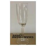 Glass Champagne Flutes Set of 24