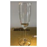Glass Champagne Flutes Set of 24