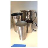 Stainless Steel & Chrome Pitcher & Others