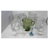 Glass Pitchers & Stemmed Glassware