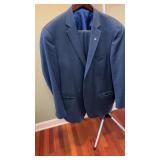 Menï¿½s blue suit made in USA 46 long. Lining needs