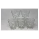 Vintage Hazel Atlas Short Stemmed Desert Dishes