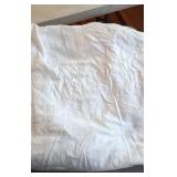 King Fitted White Sheets (2)King Flat Beige