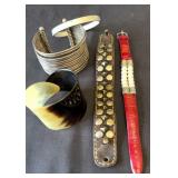 Collection of cuff bangle band bra bracelet