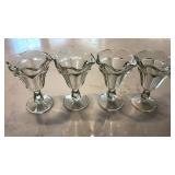 Vintage Ice cream Sunday Glasses - 4