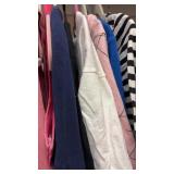 Lady, sleeveless and short sleeve top